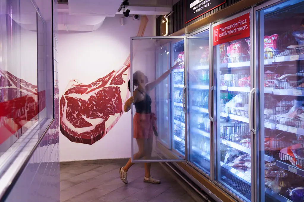 Huber’s Butchery in Singapore, which is selling lab grown meat.