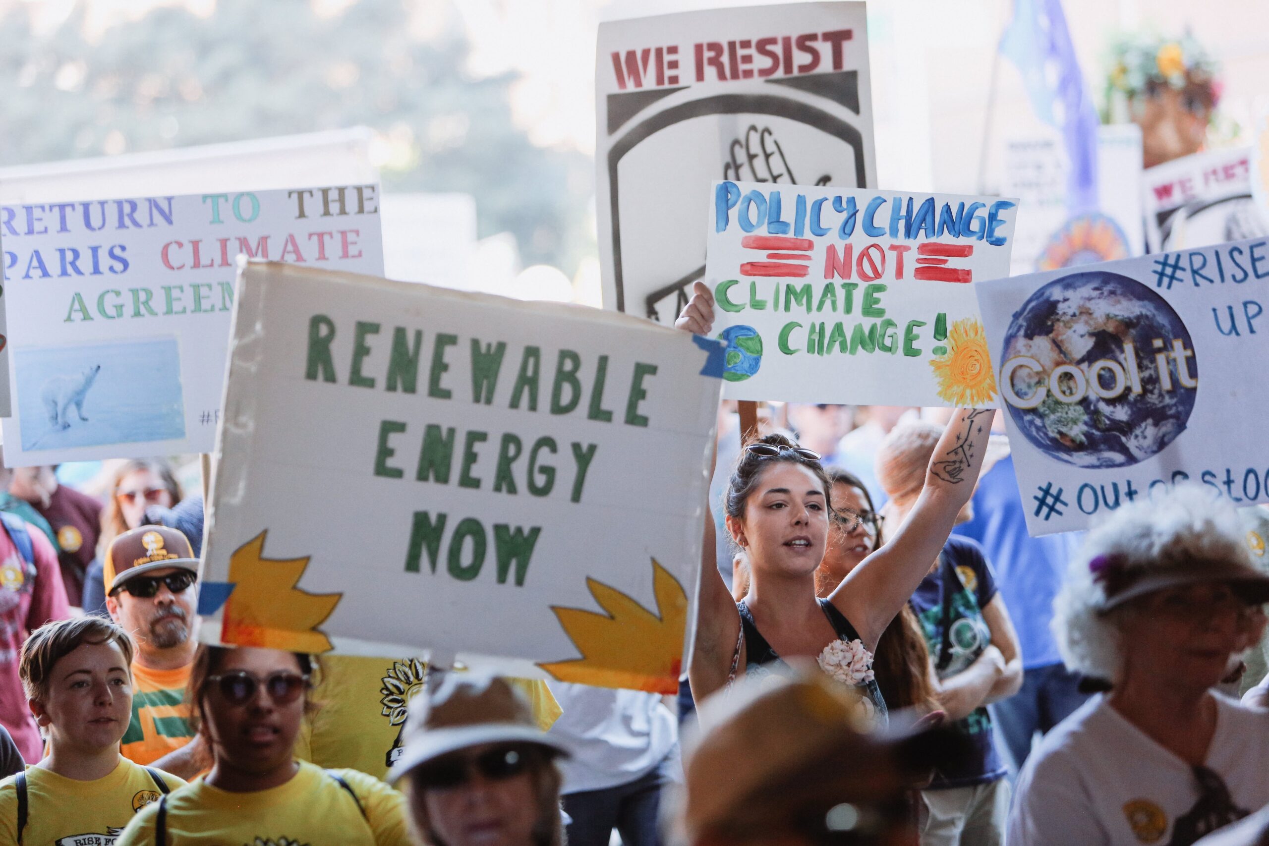 U.S climate activism millennials