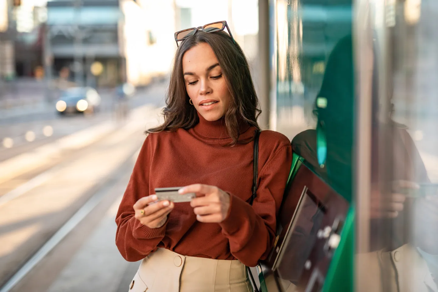 Women with Credit Card
