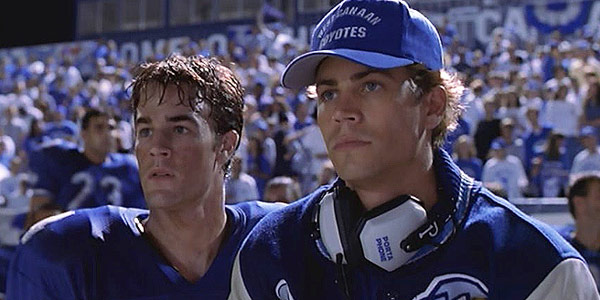 James Vanderbeek and Paul Walker in Varsity Blues