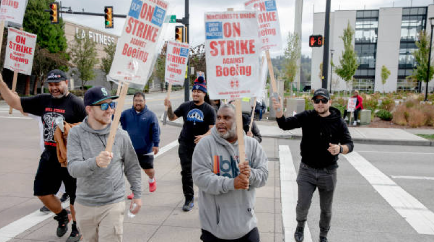 Halted production from the strike