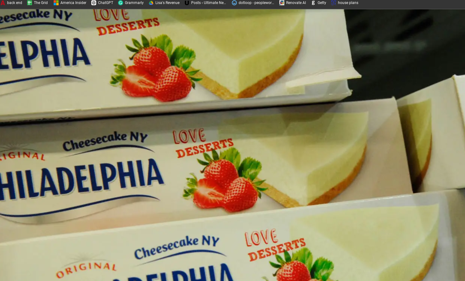 Philadelphia Cheesecake Bars