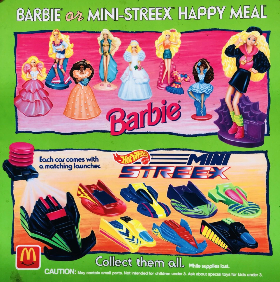 The 1992 Barbie and Hot Wheels Toys