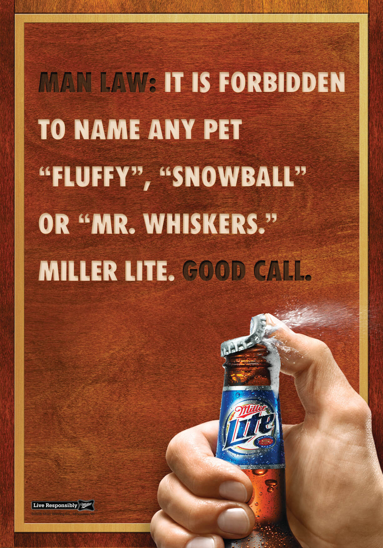 Miller Lite - “Man Law