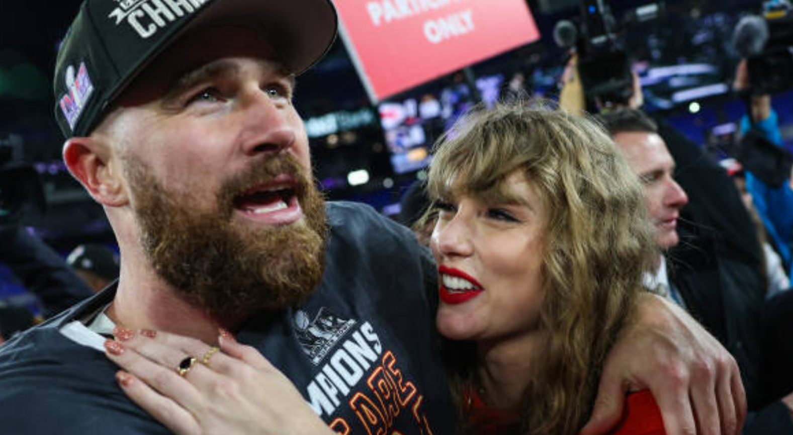 Taylor Swift and Travis Kelce