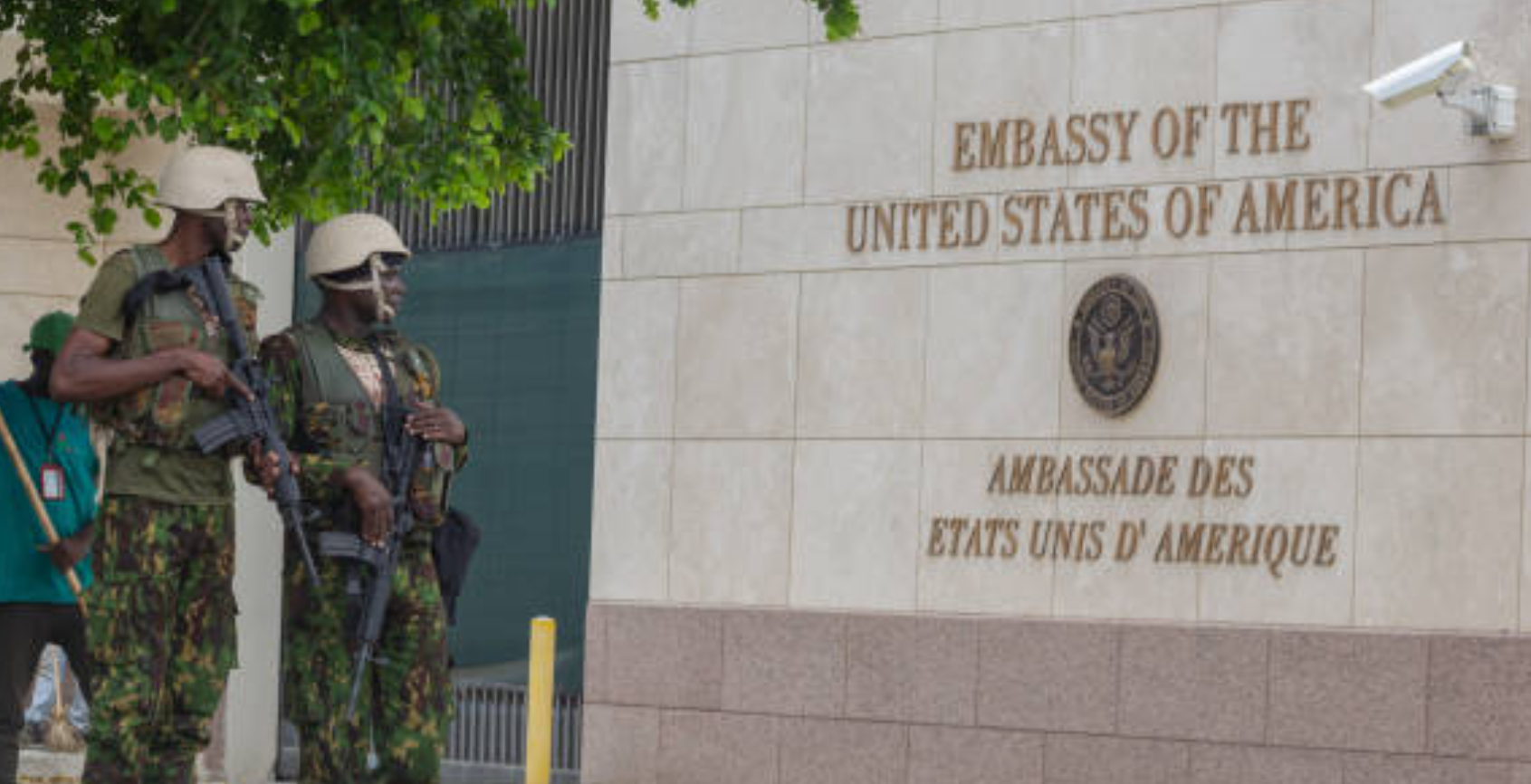 The U.S. Embassy in Port-au-Prince